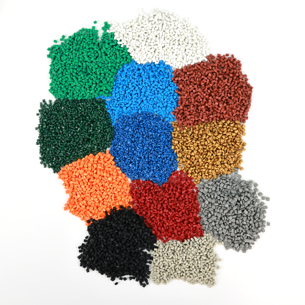 Personalización del color de los gránulos de plástico