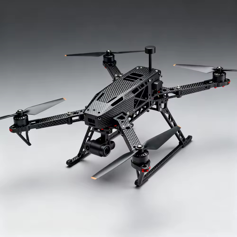 Accesorios de fibra de carbono para drones