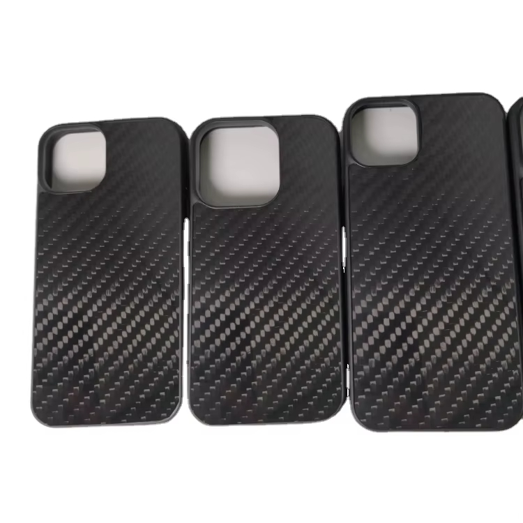 Funda de teléfono de fibra de carbono