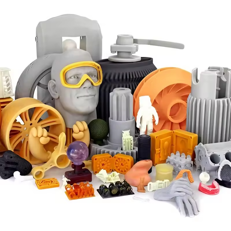 personalización de modelos 3d de alta calidad, utilizando resina, nylon, ab