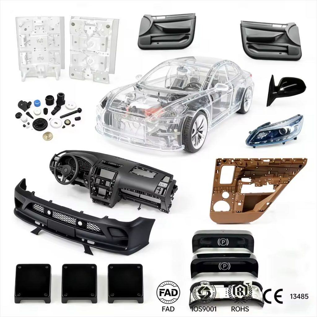 Estuche de plástico para coche