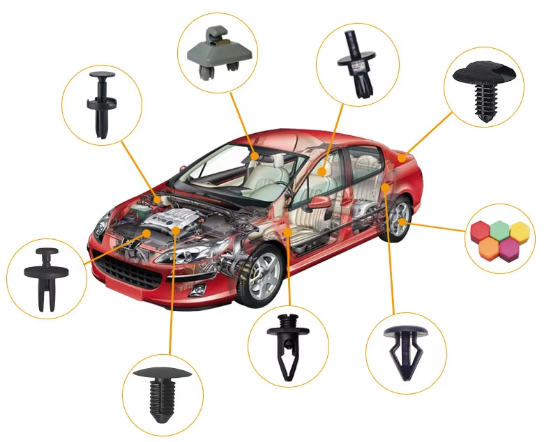 plastic fasteners for cars