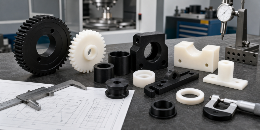 Análisis de los servicios de mecanizado CNC de Delrin con piezas de acetal de alta precisión y herramientas dimensionales